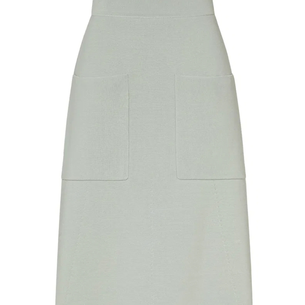 Reiss Bridgette Knitted A-Line Skirt Pepermint-Green Size 2 - Picture 2 of 11